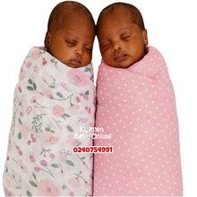 Load image into Gallery viewer, 2 In 1 Baby Swaddle / Blanket (Bebe Favour) 110×110cm - Kyemen Baby Online
