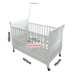 Load image into Gallery viewer, Baby Wooden Cot With Drawer (KJ310) Baby Bed
