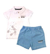 Load image into Gallery viewer, Baby Boy Lacoste Top and Jeans  Shorts (Baby Buu New York) - Kyemen Baby Online
