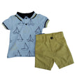 Load image into Gallery viewer, Baby Boy Lacoste Top and Material Shorts (Mio Dino) - Kyemen Baby Online
