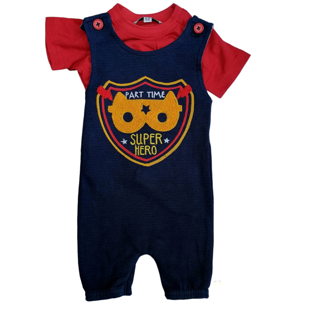 George Baby Romper Boy Girl Dress (Part Time Super Hero) 18-24