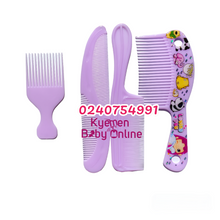 Load image into Gallery viewer, Baby Comb Set (4Pcs) Enjoy - Kyemen Baby Online
