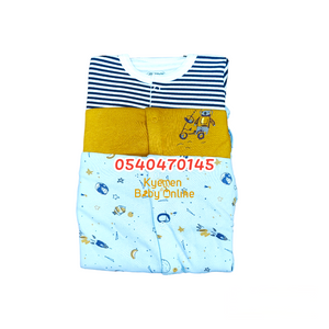 Baby Sleep Suit / Sleep Wear / Overall (Mamas And Papas) 3pcs - Kyemen Baby Online