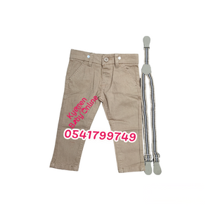 Baby Boy Trousers with Suspenders (Z&H Fashion). - Kyemen Baby Online