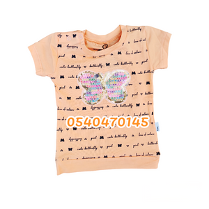 Baby Girl Top / Dress (Tuffy)Cute Butterfly. - Kyemen Baby Online