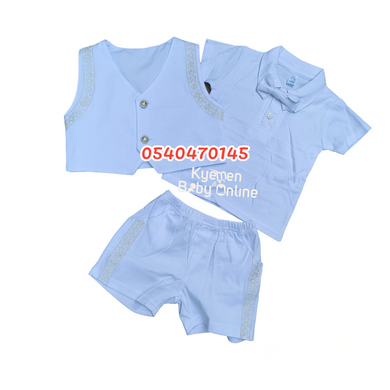 Baby Boy Christening Dress (Childhood) 3-9m. - Kyemen Baby Online