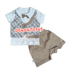 Load image into Gallery viewer, Jolly Joy Baby Boy Dress ( Top and Shorts) Brown 1 - Kyemen Baby Online
