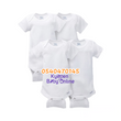 Load image into Gallery viewer, Baby Body Suit Short Sleeves (Gerber) White 4pcs - Kyemen Baby Online
