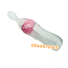 Load image into Gallery viewer, Baby Bottle With Silicone Spoon / Squeeze Feeder (Dr. Annie's) 120ml - Kyemen Baby Online
