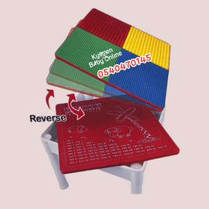 3 In 1 Multi-Functional Learn Desk / Blocks Desk / Kids Table And Chair 18months+ [JM289156]