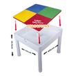 Load image into Gallery viewer, 3 In 1 Multi-Functional Learn Desk / Blocks Desk / Kids Table And Chair 18months+ [JM289156]
