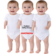 Load image into Gallery viewer, Baby Bodysuit (Bebe Favour All White)(Short Sleeves)3pcs
