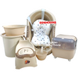 Load image into Gallery viewer, Baby Bath Set (Simple Bath Set With Bottle Rack) - Kyemen Baby Online
