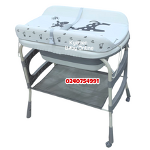 Load image into Gallery viewer, Baby Standing Bath Tub And Changer With Foldable Bucket And Pail - Kyemen Baby Online
