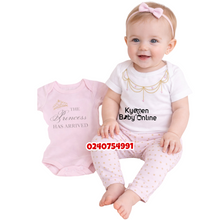 Load image into Gallery viewer, Baby Girl Bodysuit With Pant Hudson Baby (Princess) - Kyemen Baby Online
