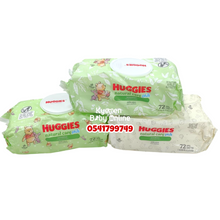 Load image into Gallery viewer, Baby Wipes (Huggies Plus)Sensitive Frangrance Free 72Pcs - Kyemen Baby Online
