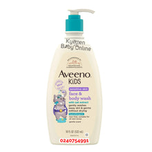 Load image into Gallery viewer, Aveeno Kids Face And Body Wash (532ml) - Kyemen Baby Online
