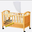 Load image into Gallery viewer, Baby Cot (Wooden Cot With Drawer  All White) 5293 Baby Bed / Baby Crib - Kyemen Baby Online

