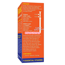Load image into Gallery viewer, Abidec Multivitamin Drops 25ml - Kyemen Baby Online
