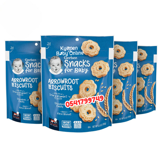 Gerber Snacks (Arrowroot Biscuits) 10m+