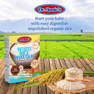 Dr. Annie Cereal (White Rice Powder) 4m+ 500g - Kyemen Baby Online