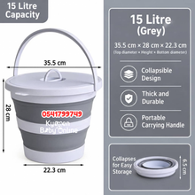 Load image into Gallery viewer, Foldable Bucket With Pail
