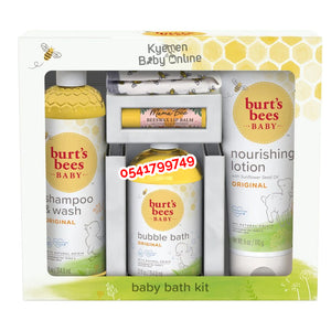 Burt's Bees Baby bath kit (5 pieces) - Kyemen Baby Online