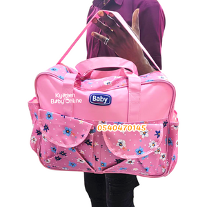 Baby Diaper Bag With Flowers (Mummy Bag) 1