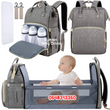 Load image into Gallery viewer, Diaper Bag And Bed (Backpack Sunshine) - Kyemen Baby Online
