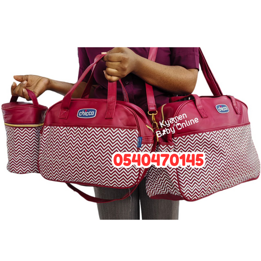 Diaper Bag (Chicco 3 In 1 Leather Bag) - Kyemen Baby Online