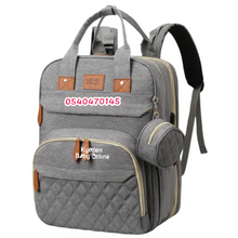 Load image into Gallery viewer, Diaper Bag And Bed (Backpack Sunshine With Design) - Kyemen Baby Online
