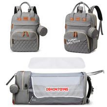 Load image into Gallery viewer, Diaper Bag And Bed (Backpack Sunshine With Design) - Kyemen Baby Online
