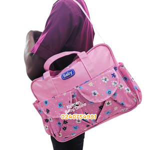 Baby Diaper Bag With Flowers (Mummy Bag) 1