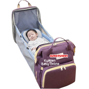 Diaper Bag And Bed (Backpack Sunshine) - Kyemen Baby Online