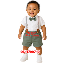 Load image into Gallery viewer, Baby Boy Top and down Suspender (Kids Tale)B

