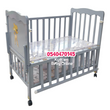 Load image into Gallery viewer, 2 In 1 Baby Wooden Cot With Drawer Grey (AY 659) Baby Bed / Baby Crib
