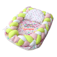 Load image into Gallery viewer, Baby Bed (Baby Lounger / Portable Infant Co Sleeper Bassinet With Spiral Bumper / Baby Nest) - Kyemen Baby Online
