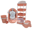 Load image into Gallery viewer, Baby Bath Set (With Bottle Rack And Item Rack With Cover)
