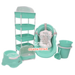 Load image into Gallery viewer, Baby Bath Set (With Bottle Rack And Item Rack With Cover)
