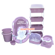 Load image into Gallery viewer, Baby Bath Set (With Bottle Rack And Item Rack With Cover)
