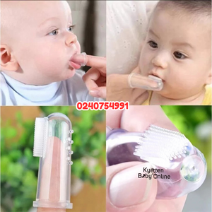 Tongue Cleaner / Finger Tooth Brush / Baby Oral Cleaner / Silicone Brush (Only Baby) 0m+