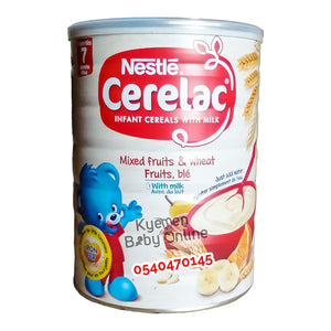 Cerelac Mixed Fruit And Wheat Milk (UK 1kg) 6m+ - Kyemen Baby Online