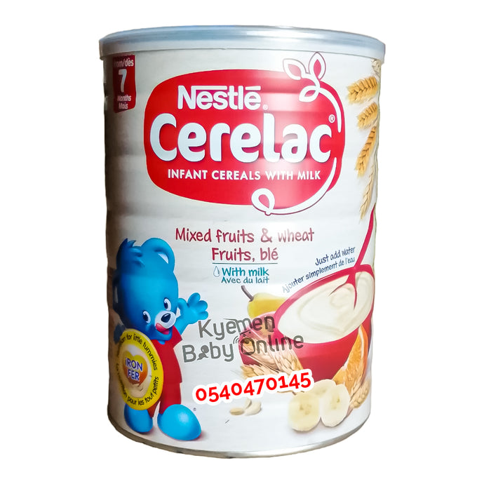 Cerelac Mixed Fruit And Wheat Milk (UK 1kg) 6m+ - Kyemen Baby Online