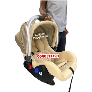 Car Seat Carrier (857538) Brown With Silver Handle