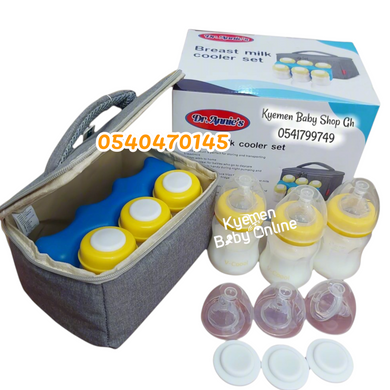 Dr. Annie Breastmilk Cooler Box with Bottles and Nipples - Kyemen Baby Online