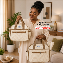 Load image into Gallery viewer, 4 In 1 Diaper Bag (Chicco Leather) Brown - Kyemen Baby Online

