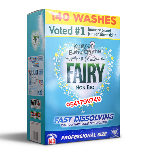Detergent (Fairy Non Bio Washing Powder; 140 Washes) - Kyemen Baby Online
