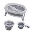 Load image into Gallery viewer, Baby Foldable Bath Tub Set - Kyemen Baby Online
