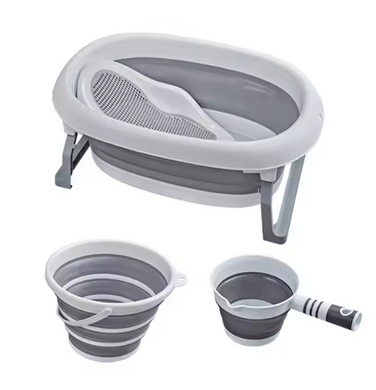 Baby Foldable Bath Tub Set - Kyemen Baby Online