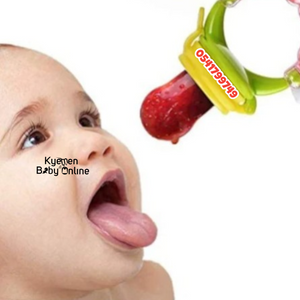 Fruit Pacifier / Fruit Feeder With Rattle Ring & Clip Holder (Dr. Annie's) 4m+ - Kyemen Baby Online